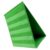 Foldable Green Triangular Desktop Tripod Card Slot Teaching Tool