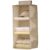 Foldable Hanging Closet Organizer 6 Tier Non-Woven Storage Shelves for Clothes Shoes Accessories – Space Saving Wardrobe Rack Beige 27x27x60cm(A)