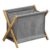 Foldable Laundry Basket – Wooden X Frame Clothes Sorter Organizer