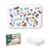 Foldable Puzzle Board with Drawers & 360° Rotating Wheels, Portable Jigsaw Puzzle Table for Adults with Rubber Protective Pads, 6PC 9″ x 6″