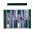 Foldable Rolls Up PU Leather Backgammon Board, Green