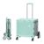 Foldable Shopping Cart, 8-Wheel Stair Climbing Rolling Crate，Green