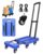 Foldable Silent Hand Truck, 2026 Small Collapsible Dolly Cart with Wheels, Upgraded 330 Lbs Capacity Convertible Heavy Duty Luggage Cart, Carrito para Cargar Cosas Con Ruedas for Moving, Shopping