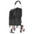 Foldable Utility Cart,40L Rolling Shopping Cart with Wheels