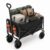 Foldable Utility Wagon Cart 102L, 330LBS, All-Terrain Wheels