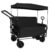 Folding Wagon Cart with Bench Seat, Canopy, 500lb Capacity, 180L