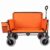 Folding Wagon with Bench Seat, 3-in-1, 500 lb Capacity, Beach Tires