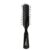 FOLELLO Plastic Hair Brush for Quick Blow Drying and Detangling (Black), Unisex Hair Brush, Hair Styling Tool for Kids and Adults, Saloon Accessories, Hair Comb for Men and Women