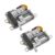 FOMIYES 2pcs Precision Lifting Stepper Motor Kit with Metal Screw Slide Structure, High Torque and Stable Performance for DIY Science and Robotics Applications