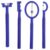 FOMIYES 4pcs Tongue Tip Training Tool for Kids Speech Rehabilitation Training Device Oral Muscle Exerciser Tongue Exerciser for Speech Therapy