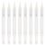 FOMIYES 8pcs Refillable Paint Marker Pen round Plastic Empty White