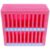 FOMIYES Cell Phone Box with 20 Grid Compartments, Pink Epe Foam Organizer