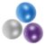 FONDOTIN 3pcs Inflatable Small Fitness Ball 25cm for Stability Training and Core Workout Soft PVC Exercise Ball for Pilates and Fitness Routine Outdoors