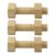 Fonowx 4 Pieces Building Blocks Wooden Nuts and Set Screws Small Wooden Blocks for Preschool Kids Suitable for Cooperative