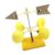 Fonowx 4xWind Indicator Mini Wind Vane Educational Toy Weather Tools Weather Vane Kit, 2 Pcs