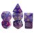 Fonowx 7 Pieces Polyhedral Dice Set Dice Board Game Table Table Game Kids Teens Acrylic Material Suitable for Families Adults Gift Giving