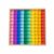 Fonowx Acrylic Building Blocks Translucent Stacking Cubes Sensory Educational Toy Acrylic Material Early Suitable for Preschoolers Sensory Activities Home Classroom Use, Clear, Cubes 100PCS