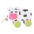 Fonowx Animal Push and Pull Along Toy offering Early Development Toy Pull Along Wooden Walking Toy Creative Activity Toy Entertaining Made, Cow