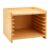 Fonowx Children Learning Cabinet Classroom Puzzle Organizer Storage Shelf Rack with Open Front and Smooth Plywood Suitable for Kindergarten classrooms Homeschool Areas Early Education