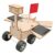 Fonowx DIY Solar Mar Rover Kit Wooden Solar Powered STEM Project Educational Toy Model for Kids Suitable Decoration Study