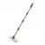 Fonowx Floor Brush Heavy-Duty Steel Bristles Scrub Brush Adjustable Long Handle Outdoor Cleaning Tool Dense Wire Suitable for Patio Garage Driveway Sidewalk