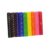 Fonowx Fraction Strips Math Manipulatives, 51-Piece Fraction Tiles Set for Grades 4-12 Homeschool and Classroom Learning