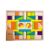 Fonowx Geometric Wood Blocks Wood Blocks Build, Stack and Create Stacking Game Early Educational for Birthday Children