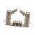 Fonowx Hydraulic Bridge Assembly Wooden Model STEM Experiment Craft Educational Learning Playset Suitable for Home Projects