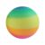 Fonowx Jumping Ball Inflatable Colorful Bouncy Ball Rainbow Sports Playground Coordination Balance Exercise PVC Material Suitable for Family Kids Adults, Round Ball