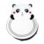 Fonowx Kids Swivel Chair Sensory Toy Balance Physical Equipment Rotating Stool and Girls Improve Reaction and Concentration, White