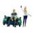Fonowx Miniature Figures 1/64 Scale Mini People Model Set Resin Painted Figures Doll Ornaments Photography Props Desktop Decor Suitable for Diorama Building