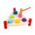 Fonowx Pounding Bench Wood Toy Wooden Toy with Mallet Developmental Toy Hand Eye Coordination Wooden Pounding Toy for Kids Boy Girls, Triangle