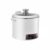 Fonowx Rice Cooker Low Sugar Rice Steamer Electric Cooker Automatic Lifting Rice Water Separation With High Borosilicate Glass And Stainless Steel Inner Basket Suitable for diabetics fitness home cooking , White , 3L Stainless Steel