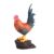 Fonowx Rooster Statue Rooster Figurine Toy Animal Figurine Realistic Rooster Sculpture Resin Chicken Ornament Suitable for Gift Giving Home Decoration Party, Rooster with Stand