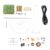 Fonowx Science Education Toy Electromagnetic Swing Experiment Kit STEM Physics Toy Kit Magnet Pendulum Set PC Polycarbonate Build Suitable, with Cord