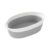 Fonowx Woven Basket with Handles Cotton Rope Storage Basket Container Desktop Storage Box for Dresser Bedroom Paper Perfume, Gray