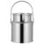 Food Dispensers Airtight Storage, 304 Stainless Steel Milk Can Bucket Tote with Silicone Sealed Lid for Liquid Storage and Transport Coffee Rice Canister(0.8Gal/3L)