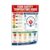 Food Safety Temperature Guide Poster, Commercial Kitchen Reference Chart
