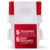 Food Storage Containers 10-Piece Set, 1.2 L, Red