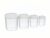 Food Storage Containers Set, 8-Piece Pantry Organizer with Airtight Lids