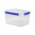 Food Storage Container with Lid, Clear PP Plastic Stackable Bin for Pantry and Refrigerator Organization (1 PC)