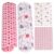 Food Wrapping Paper 100 Sheets Greaseproof Wax Paper Waterproof Wrapping Cute Printed Wax Sheets Non-Stick Parchment Liners Tissue for Bread Sandwich Burger