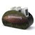 Football Of Grass PU Leather Remote Control Holder with 5 Compartments