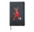 Football Rabbit Hardcover Journal, Black