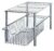 For DecoBros Stackable Under Sink Cabinet Sliding Basket Organizer Drawer,Chrome