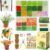 Forever Plant Kit with Leaf Flower Green Glass Beads for Jewelry DIY Making