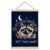 Foritho Funny Navy Blue Motivational Raccoon Poster Wall Art Framed 12x16in