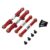 for MJX 14207 14208 1/14 Front and Rear Adjustable Tie Rod RC Car Metal Upgrade Parts Decorative Spare Toy Models Rc Parts