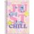 Foroni Spiral Notebook Kit, 1/4, Hardcover, Stitch, 80 Sheets, Pack of 5