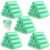 ForraFun 1000 Pcs Small Trash Bags 4 Gallon Small Garbage Bags Wastebasket Liners Trash Can for Bathroom Office(Green)